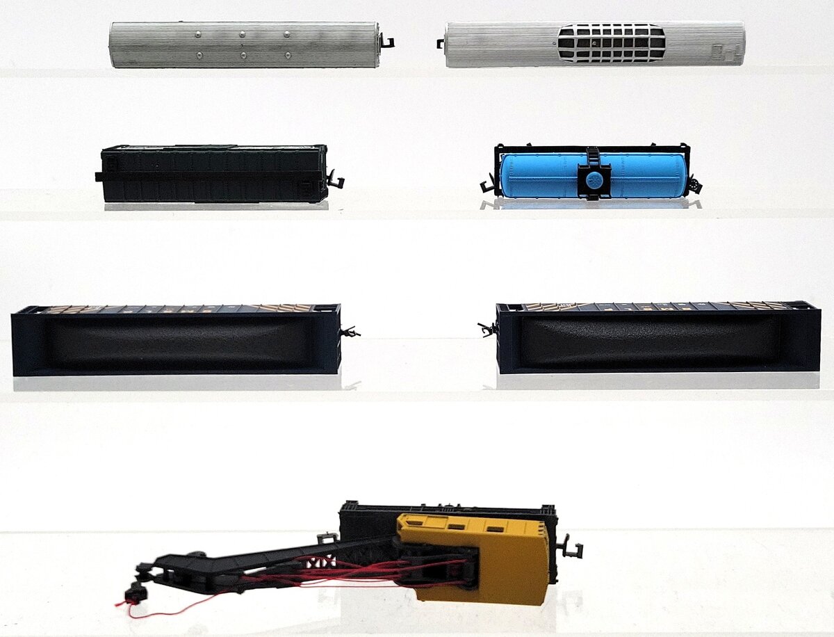 Atlas, Roco, & Other Assorted N Scale Freight Cars: 2199, 329, 62432, 316, [7] VG/Box