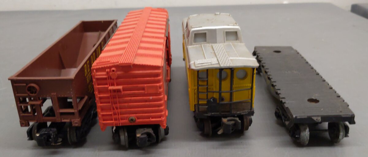 Lionel O Gauge Freight Cars: 6-9200, 6-9022, 6-9167 & 6-9015 [4] EX