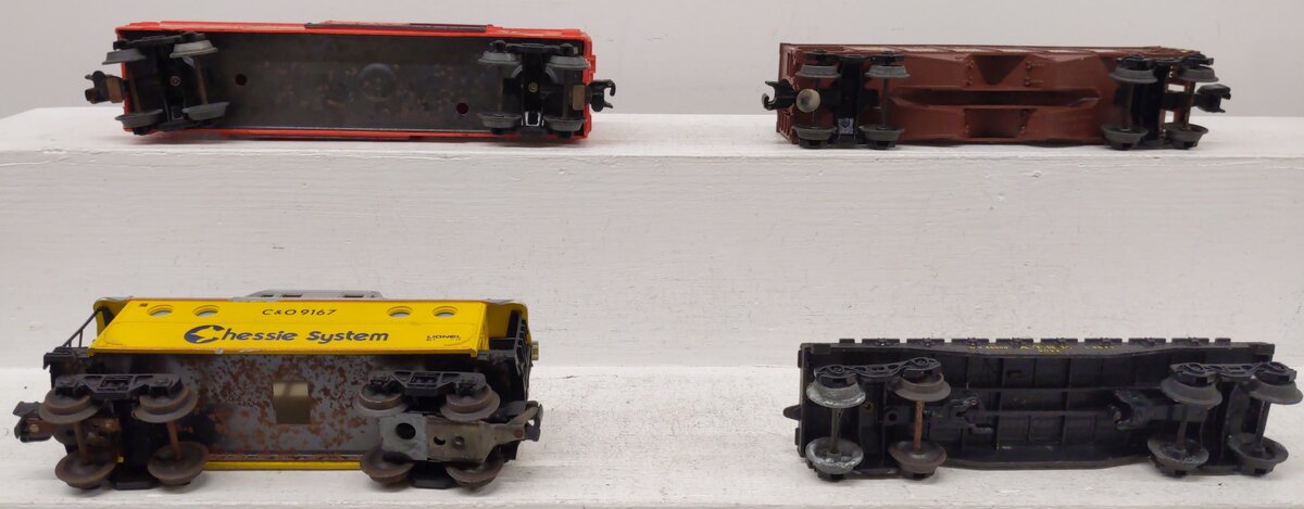 Lionel O Gauge Freight Cars: 6-9200, 6-9022, 6-9167 & 6-9015 [4] EX