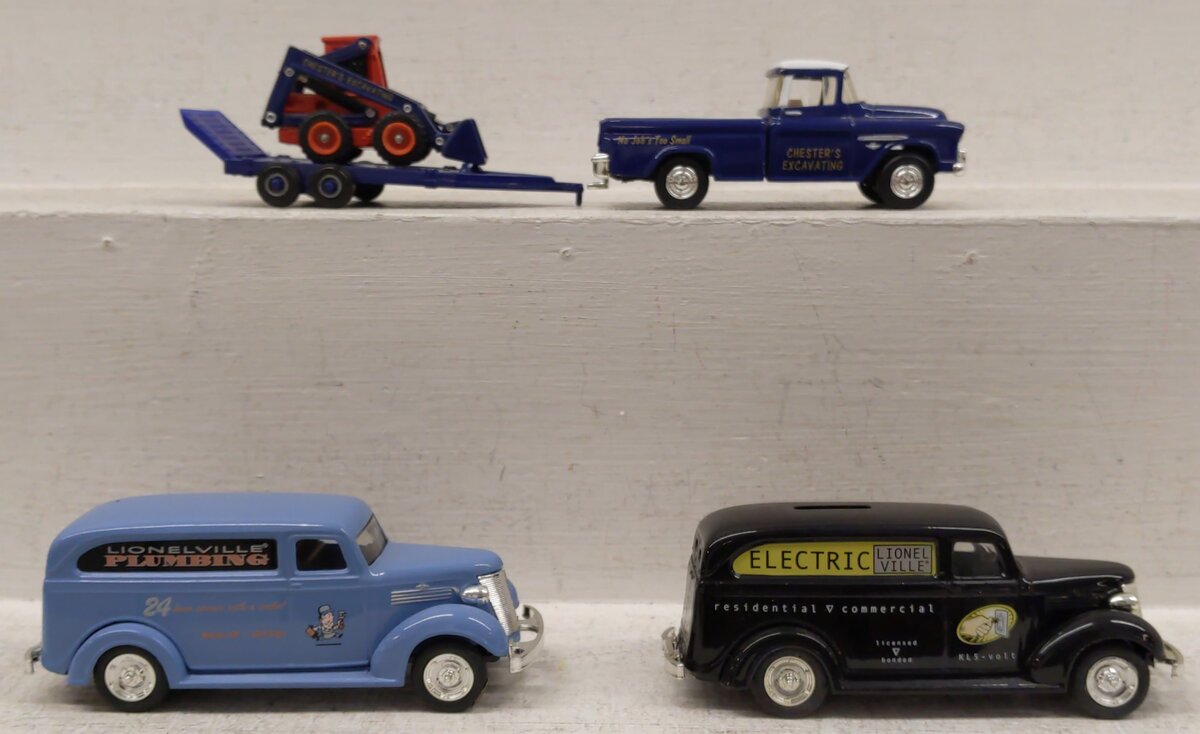 Lionel & Eastwood Automobilia 1:43 Scale Assorted Die-Cast Vehicles [3] VG/Box