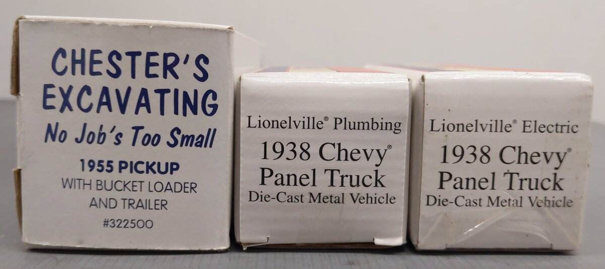 Lionel & Eastwood Automobilia 1:43 Scale Assorted Die-Cast Vehicles [3] VG/Box