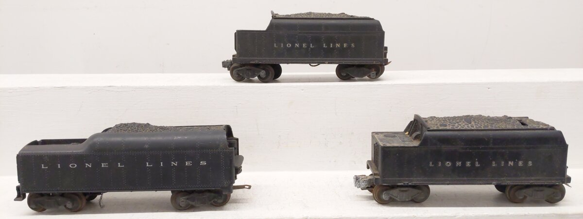 Lionel  Vintage O Lionel Lines Operating Whistle Tenders [3] 6466W 6466