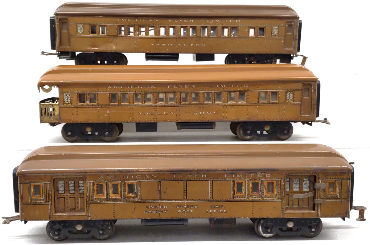 American Flyer 1453 Vintage Std Gauge Presidential Pass Set: 4080 4081 4082