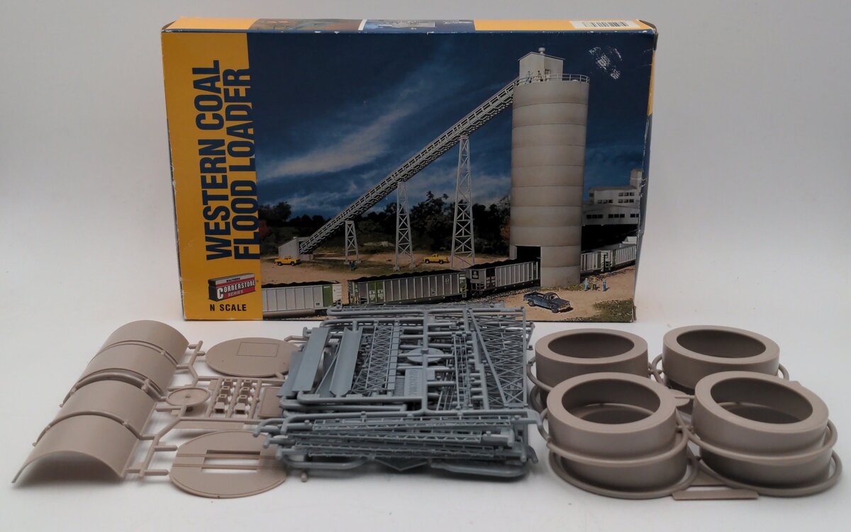Walthers 933-3247 N Scale Western Flood Loader Industrial Building Kit EX/Box