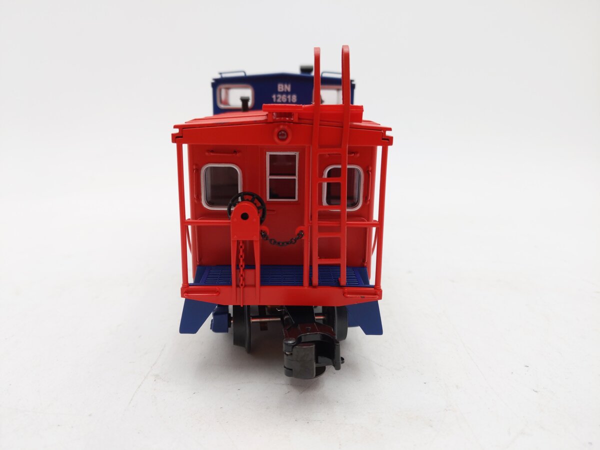 MTH 20-91105 O Gauge Burlington Northern Extended Vision Caboose #12618 EX/Box