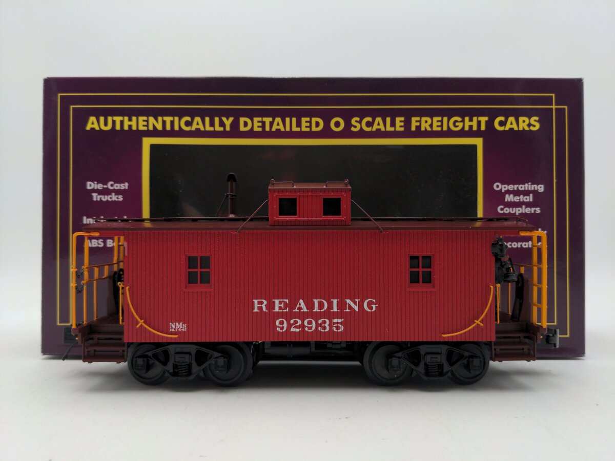 MTH 20-91303 Reading N-6b Caboose w/ Operating Signal Man