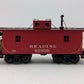 MTH 20-91303 Reading N-6b Caboose w/ Operating Signal Man EX/Box