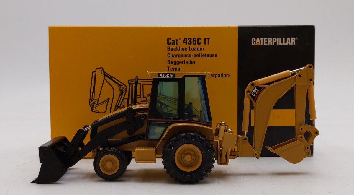 NZG 429 1:50 Caterpillar 436C IT Backhoe Loader LN/Box