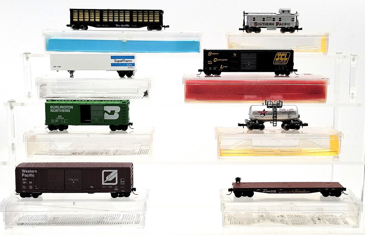 Micro-Trains, Atlas, & Other N Scale Assorted Freight Cars [8] LN/Box