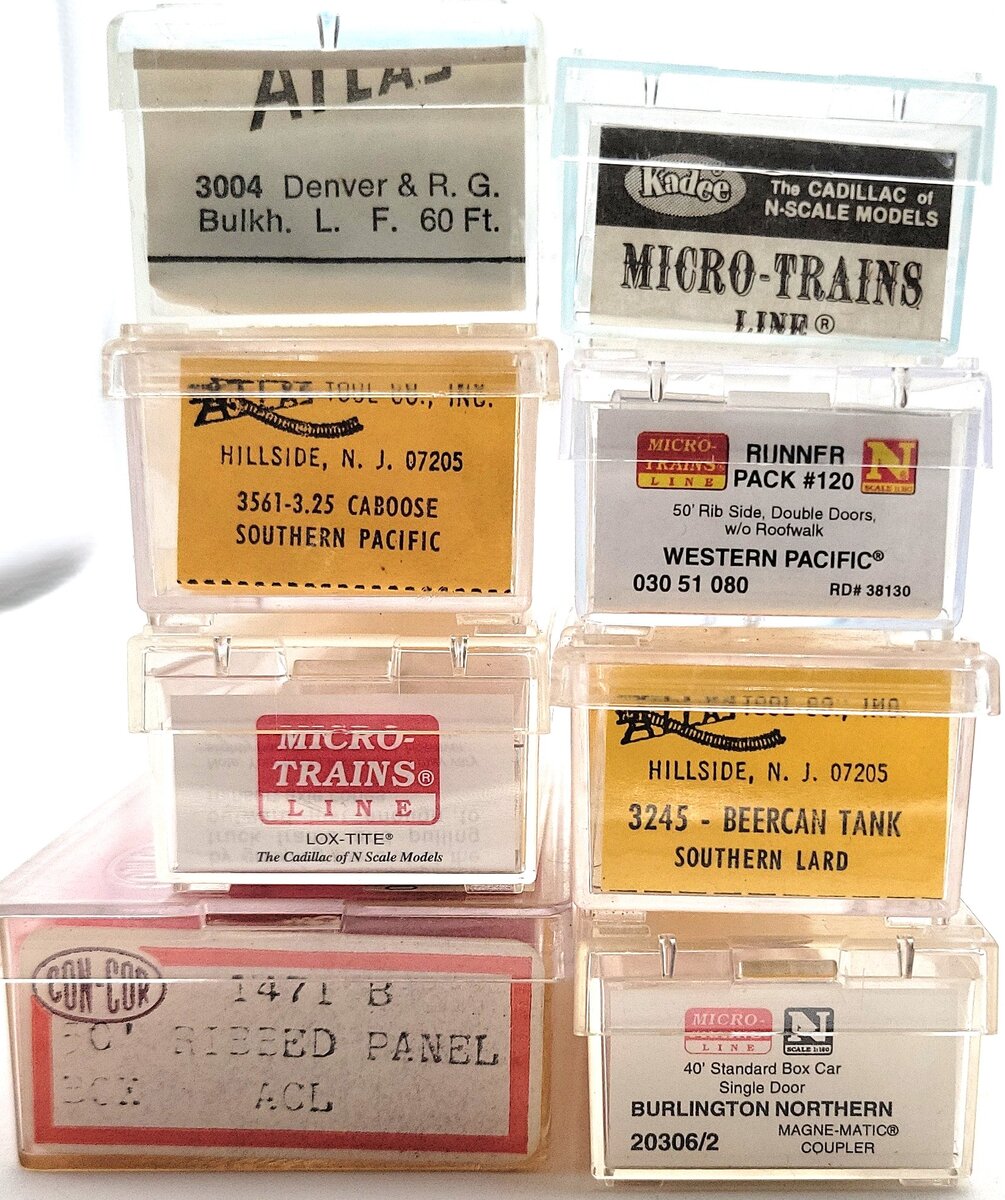 Micro-Trains, Atlas, & Other N Scale Assorted Freight Cars [8] LN/Box