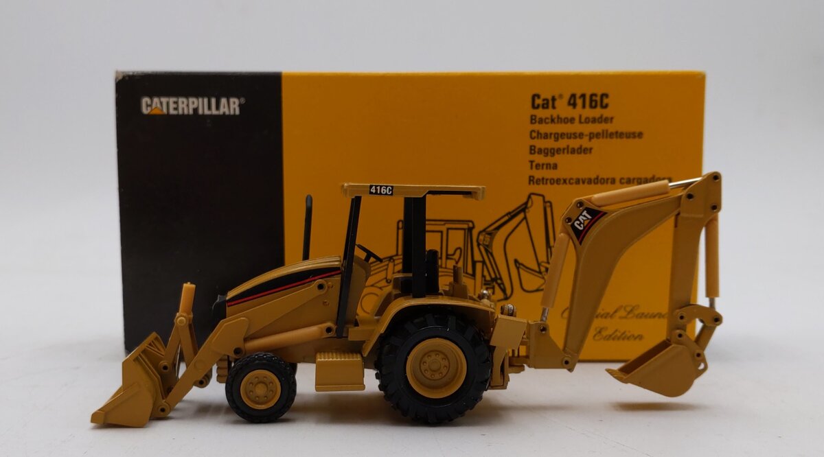 NZG 434 Caterpillar 416C Backhoe Loader LN/Box