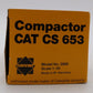 NZG Modelle 1:50 Scale Caterpillar Compactor CS 653 LN/Box