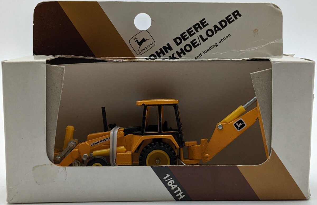 Ertl 5521 1:64 John Deere Backhoe Loader NIB