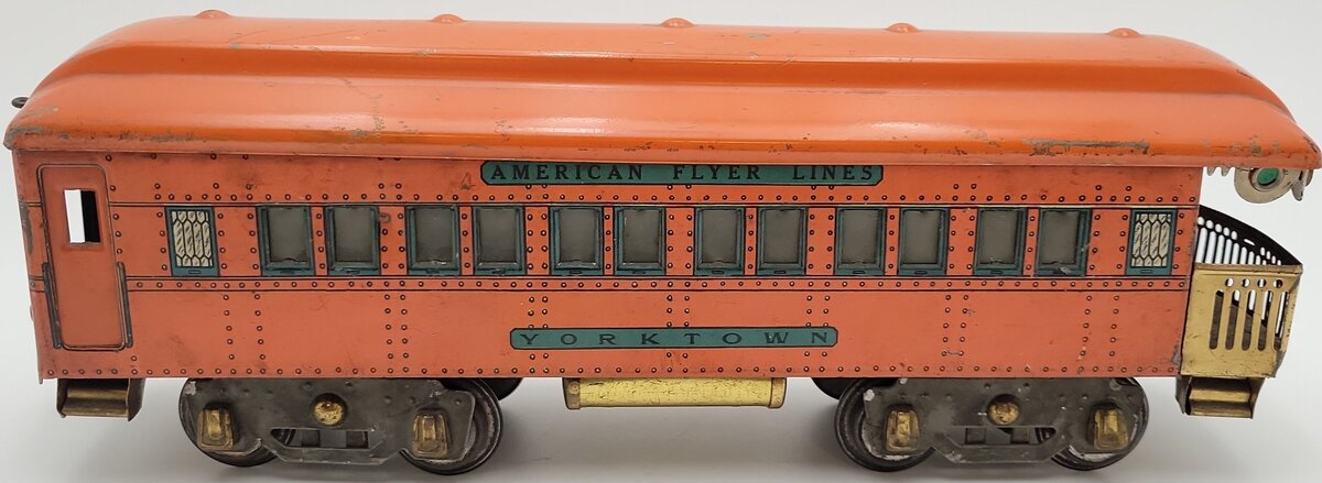 American Flyer 4152 Vintage Standard Gauge Yorktown Tinplate Coach Car