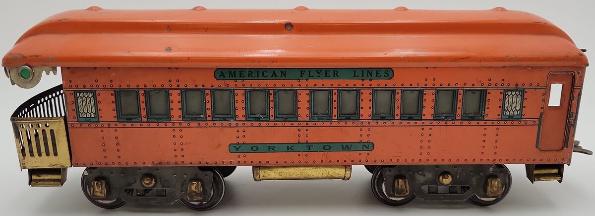 American Flyer 4152 Vintage Standard Gauge Yorktown Tinplate Coach Car