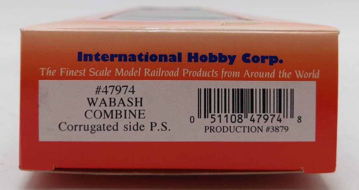IHC 47974 HO Scale Wabash Corrugated Side Combine Car LN/Box
