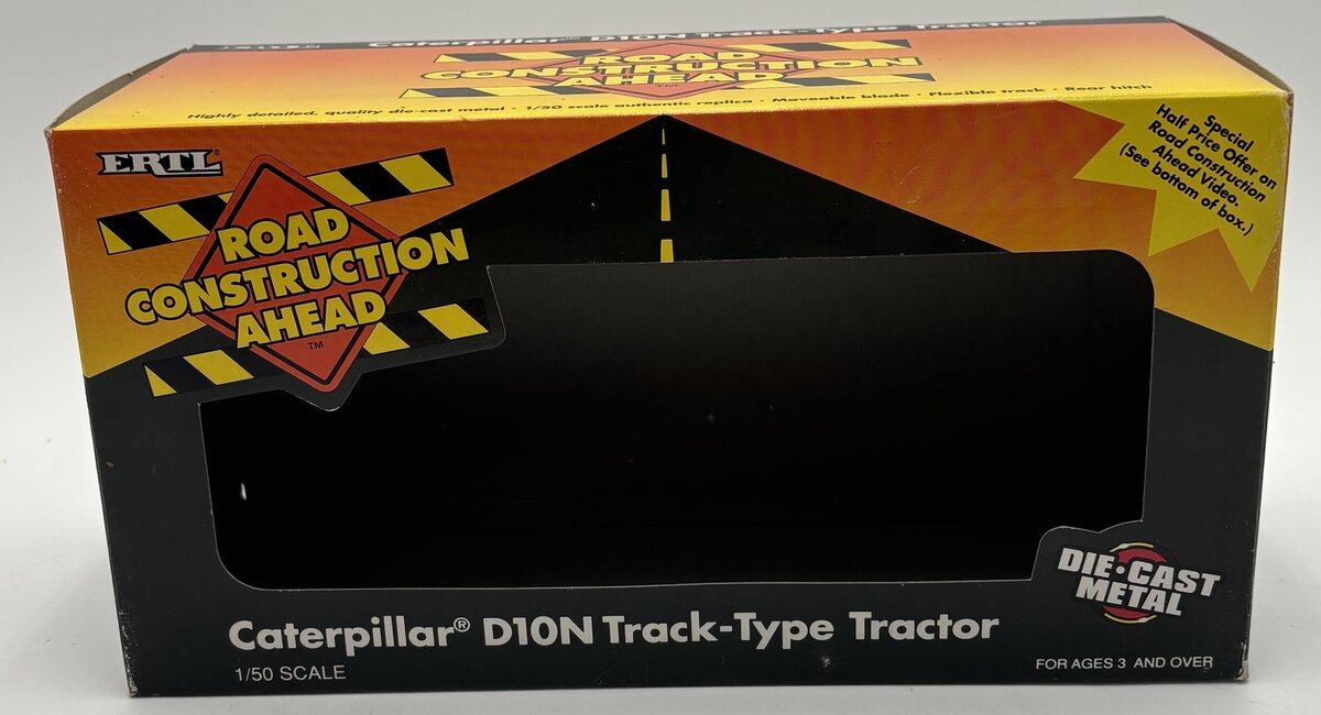 Ertl 2436 1:50 Scale Caterpillar D10N Track Type Tractor LN/Box