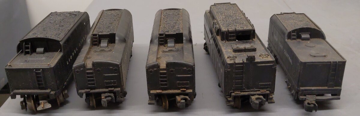 Lionel & Marx Vintage O Gauge Lionel Lines & NYC Tenders [5] VG