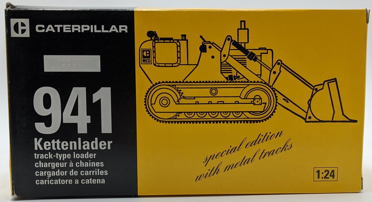 NZG 108/02 1:24 Caterpillar 941 Track-Type Loader w/Metal Tracks NIB