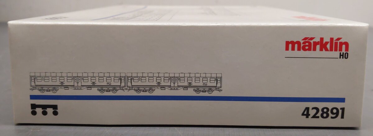 Marklin 42891 HO Scale Tegernsee Railroad Passenger Car Set EX/Box