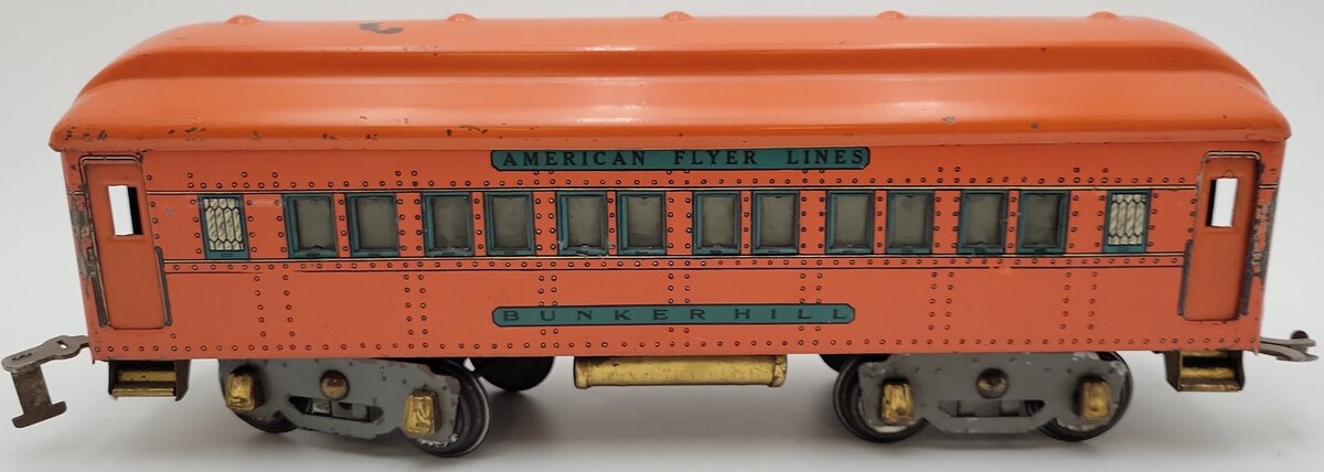 American Flyer 4151 Vintage Standard Gauge Lithographed Pullman Car VG