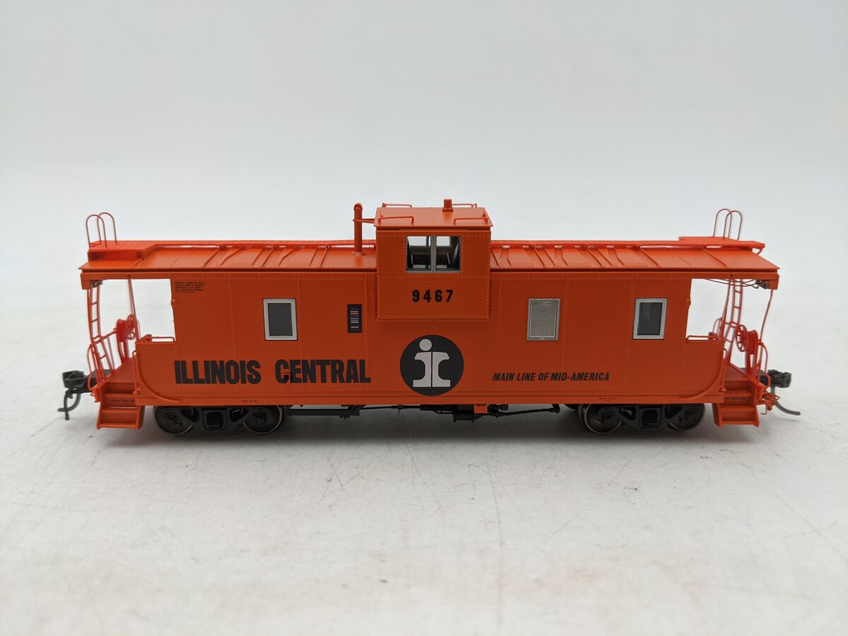 Tangent 60210-03 HO Illinois Central Split Rail Original Orange Caboose #9467 LN/Box