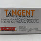 Tangent 60520-01 HO Chicago & North Western 1966 Bay Window Caboose #111000 LN/Box