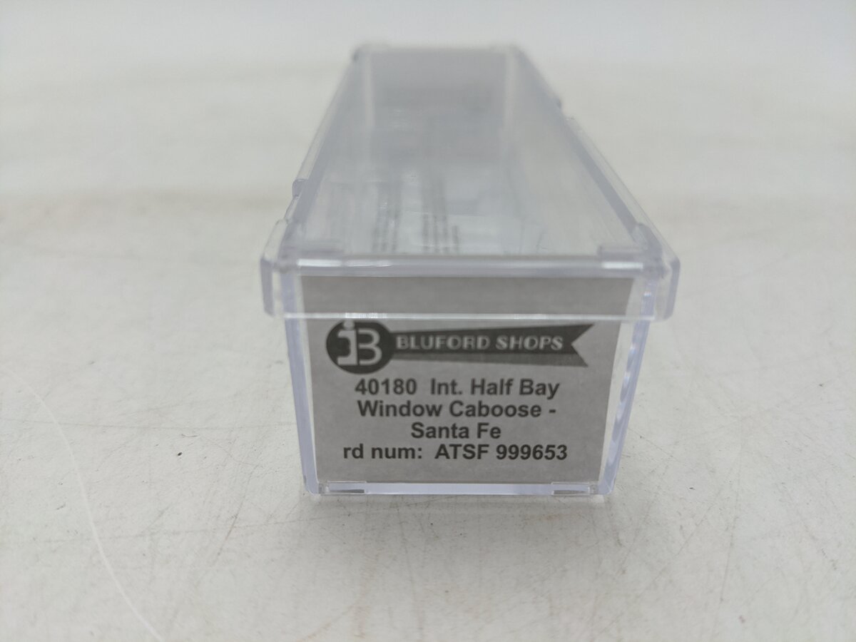 Bluford Shops 40180 N Santa Fe International Car Half-Bay Window Caboose #999653 LN/Box