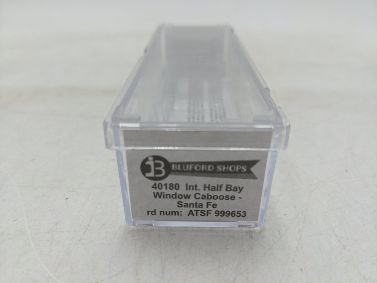 Bluford Shops 40180 N Santa Fe International Car Half-Bay Window Caboose #999653 LN/Box