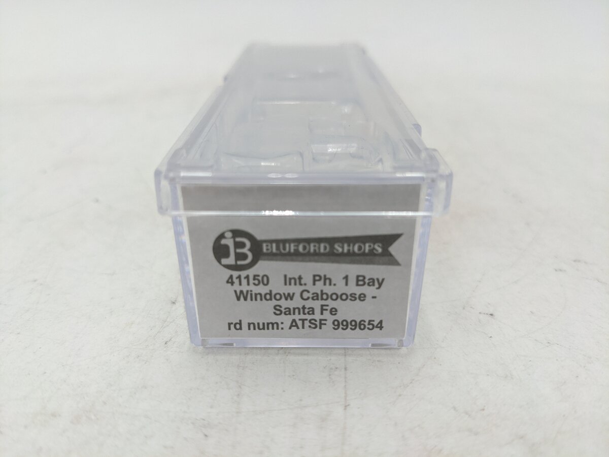 Bluford Shops 41150 N ATSF Phase 1 International Car Bay Window Caboose #999654 LN/Box