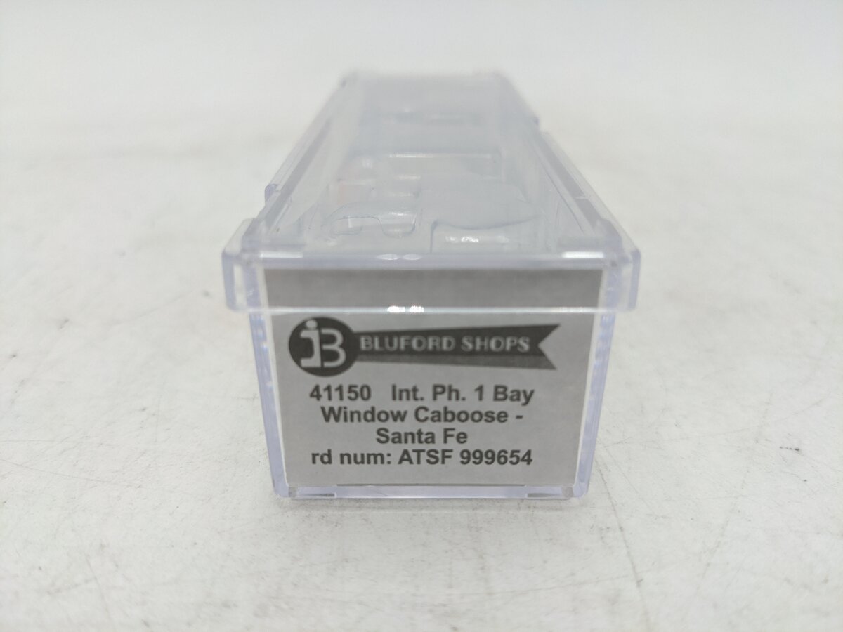 Bluford Shops 41150 N ATSF Phase 1 International Car Bay Window Caboose #999654 LN/Box