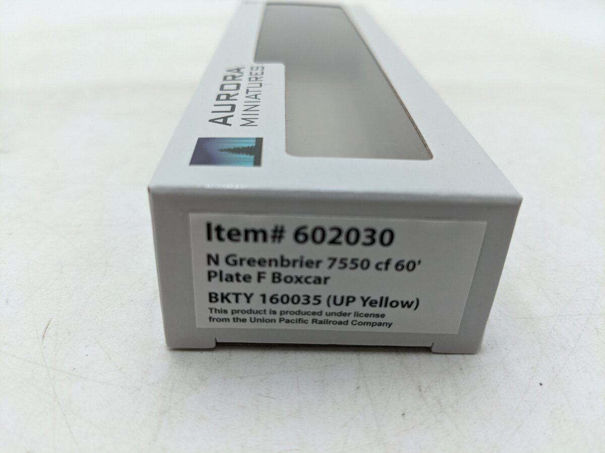 Aurora 602030 N Union Pacific Boxcar #160035 LN/Box