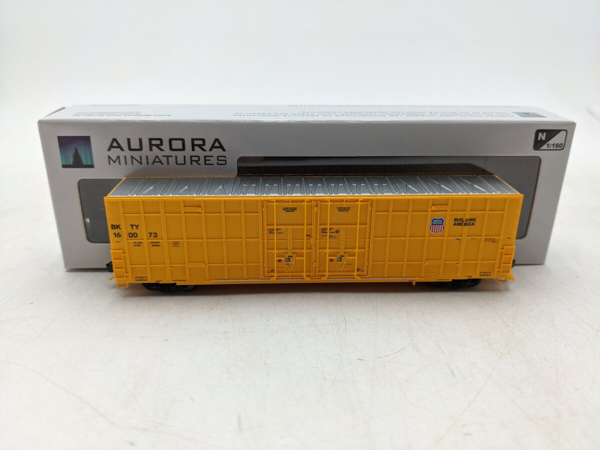 Aurora 602034 N Union Pacific 60' Plate F Boxcar #160073 LN/Box