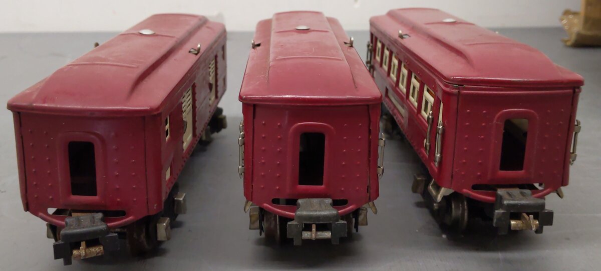 Lionel O Gauge Vintage Tinplate Passenger Cars Custom [3]