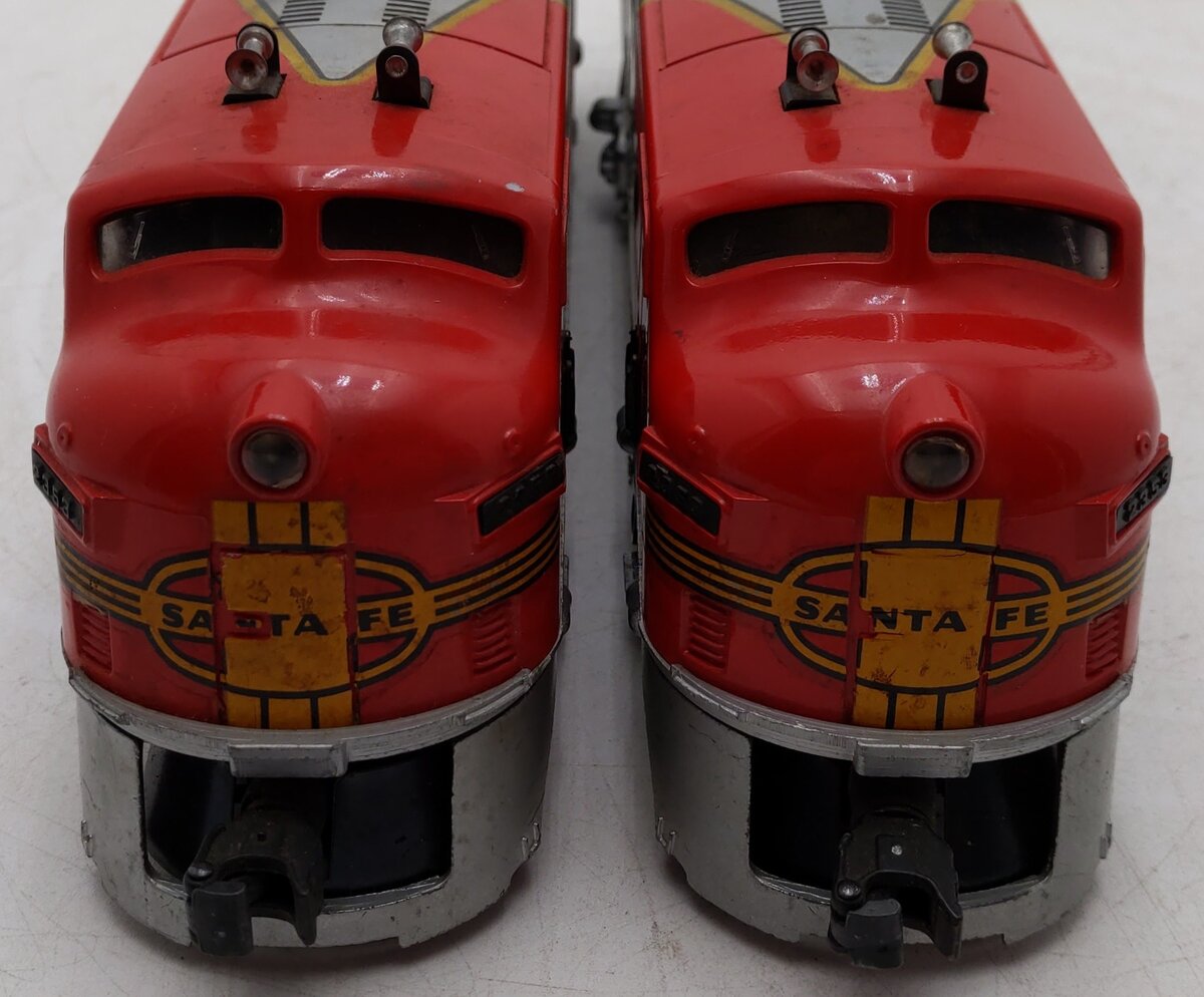 Lionel 2353 Vintage O Santa Fe F-3 AA Diesel Locomotive Set #2353 VG
