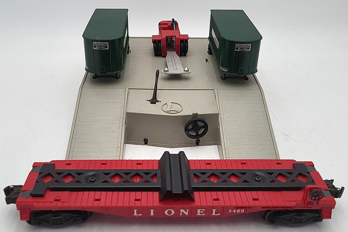 Lionel 460 Vintage O Piggyback Loader Set VG/Box