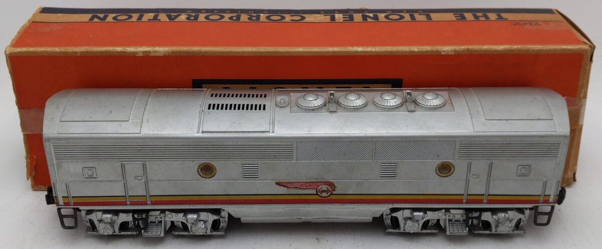 Lionel 2343C Vintage O Santa Fe F-3 Louvered Top Non-Powered B Diesel Locomotive VG/Box
