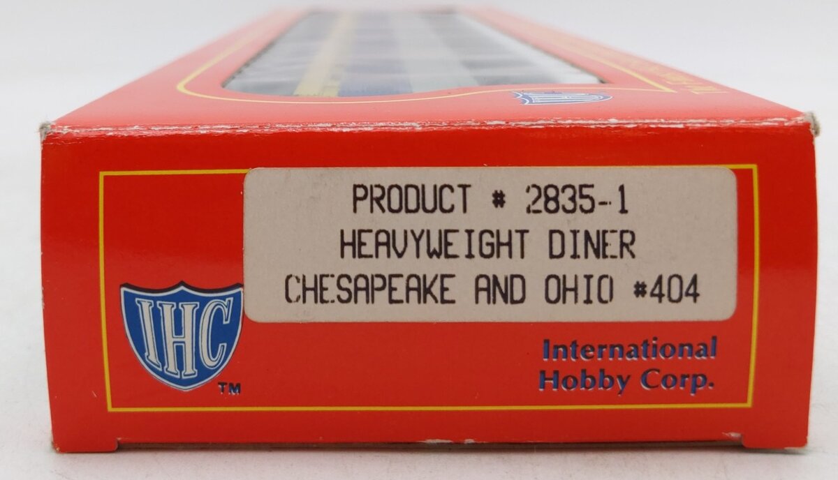 IHC 2835-1 HO Scale Chesapeake & Ohio Heavyweight Passenger Diner #404 EX/Box