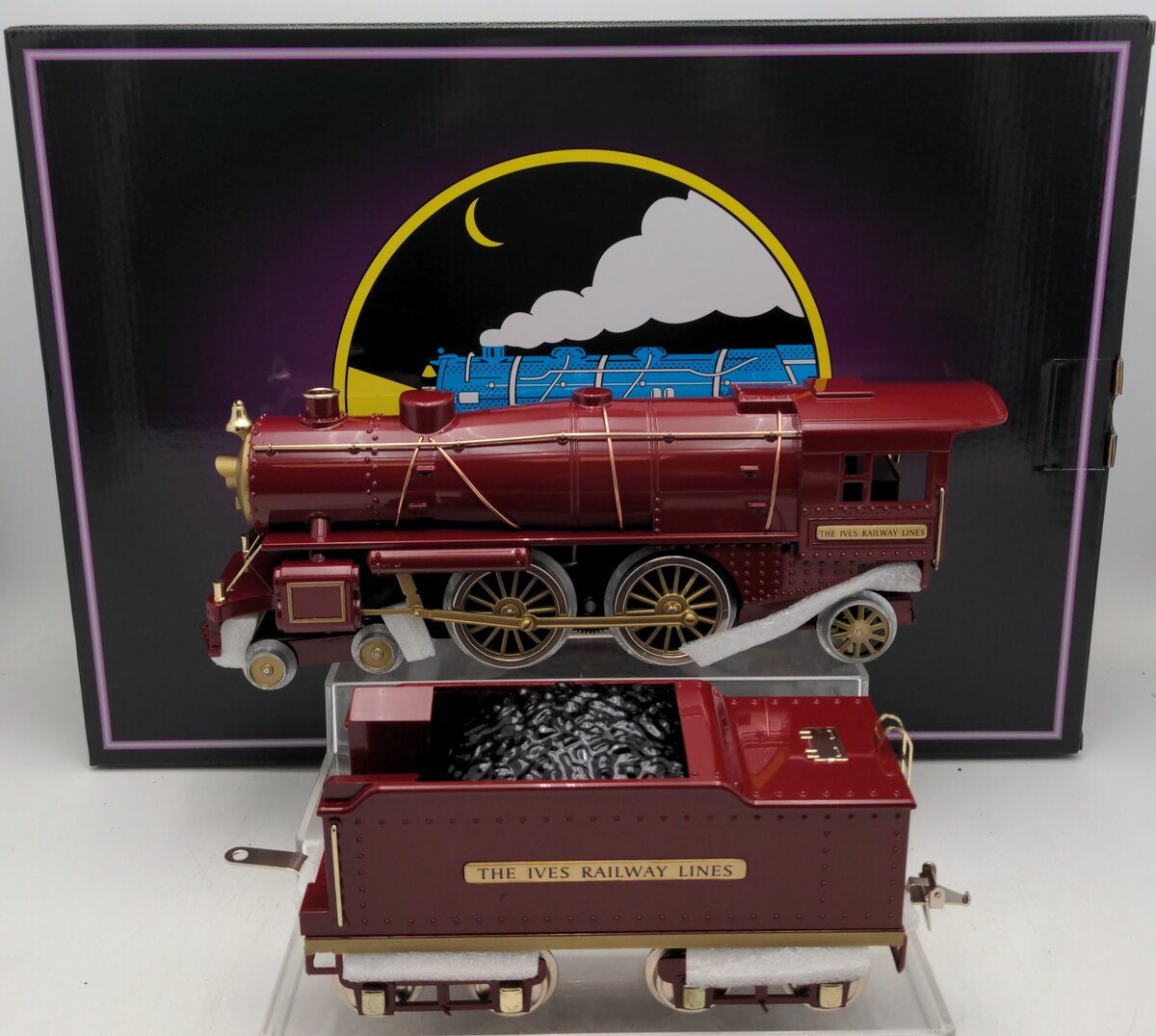 MTH 10-1342-1 Std. Gauge Red Ives Steam Engine w/PS3 LN/Box