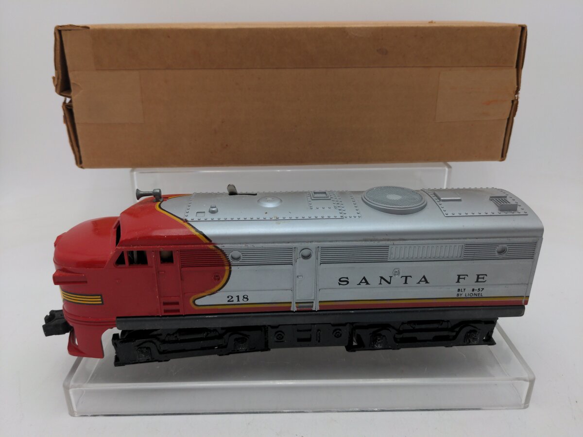 Lionel 218 Vintage O Santa Fe Alco Powered A Diesel Locomotive EX/Box