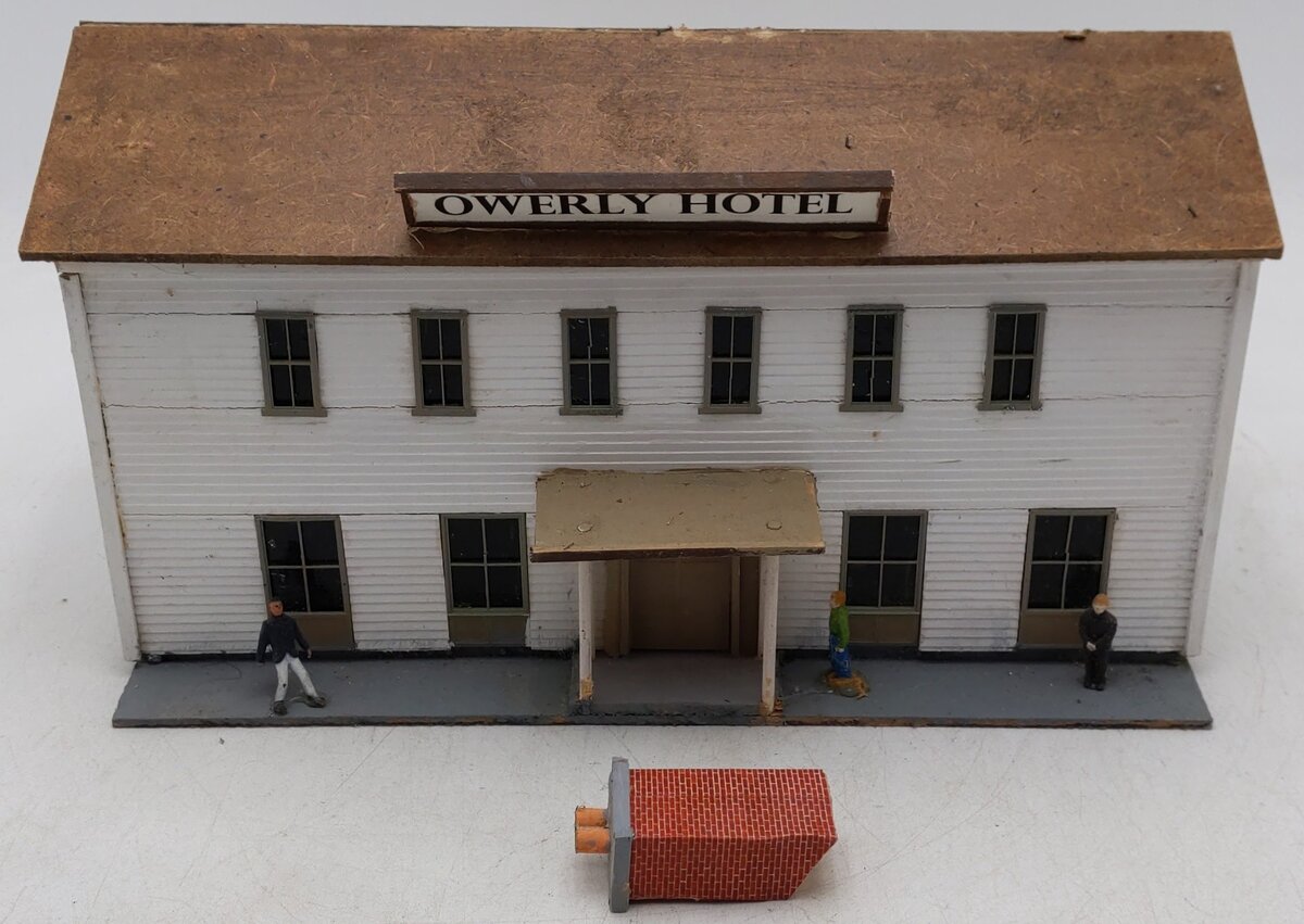 Vintage O Gauge Custom Built Owerly Hotel Layout Building