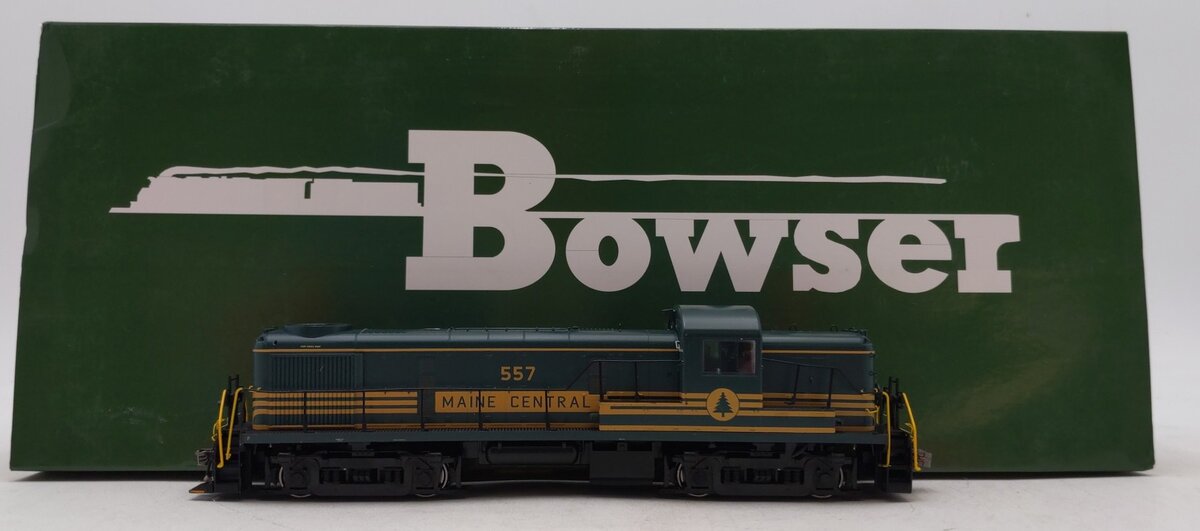 Bowser 25208 HO Maine Central ALCo RS-3 Diesel Locomotive #557 VG/Box