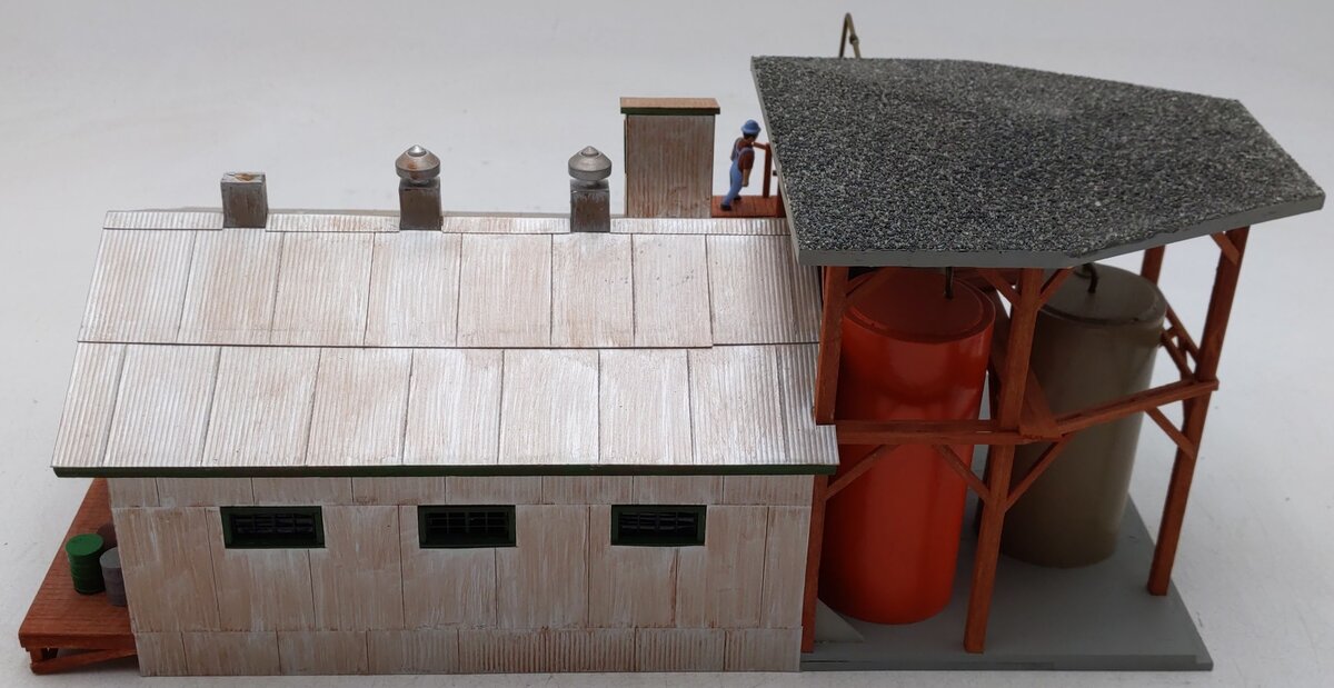 Vintage O Gauge Custom Built Layout Building