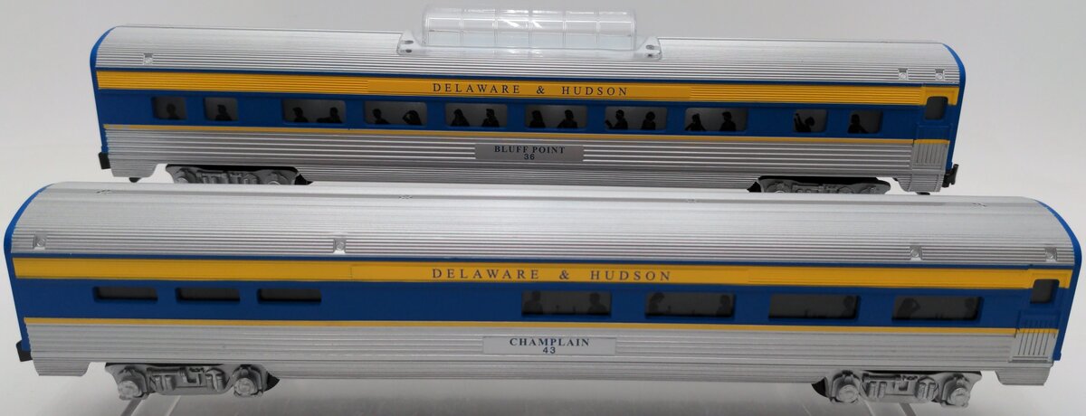 American Flyer 6-47903 S Delaware & Hudson Streamliner Diner & Vista Dome #43/36 EX/Box