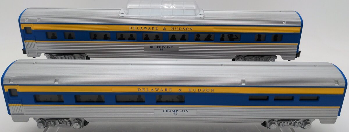 American Flyer 6-47903 S Delaware & Hudson Streamliner Diner & Vista Dome #43/36 EX/Box