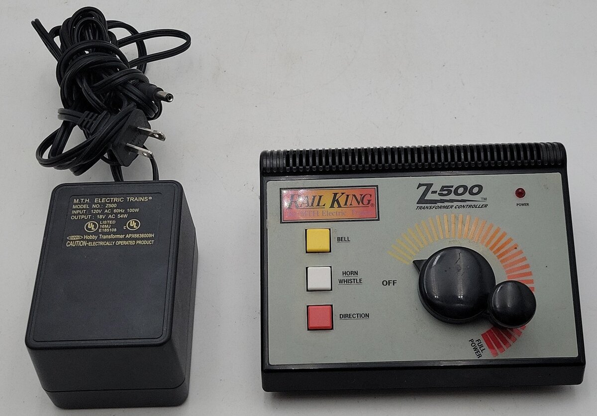 MTH Railking Z-500 Transformer Controller With Z-500 Power Unit/ Transformer EX