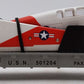 MTH 30-76083 O Gauge U.S. Navy Flat Car w/ Airplane #501204 EX/Box