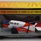 MTH 30-76083 O Gauge U.S. Navy Flat Car w/ Airplane #501204 EX/Box