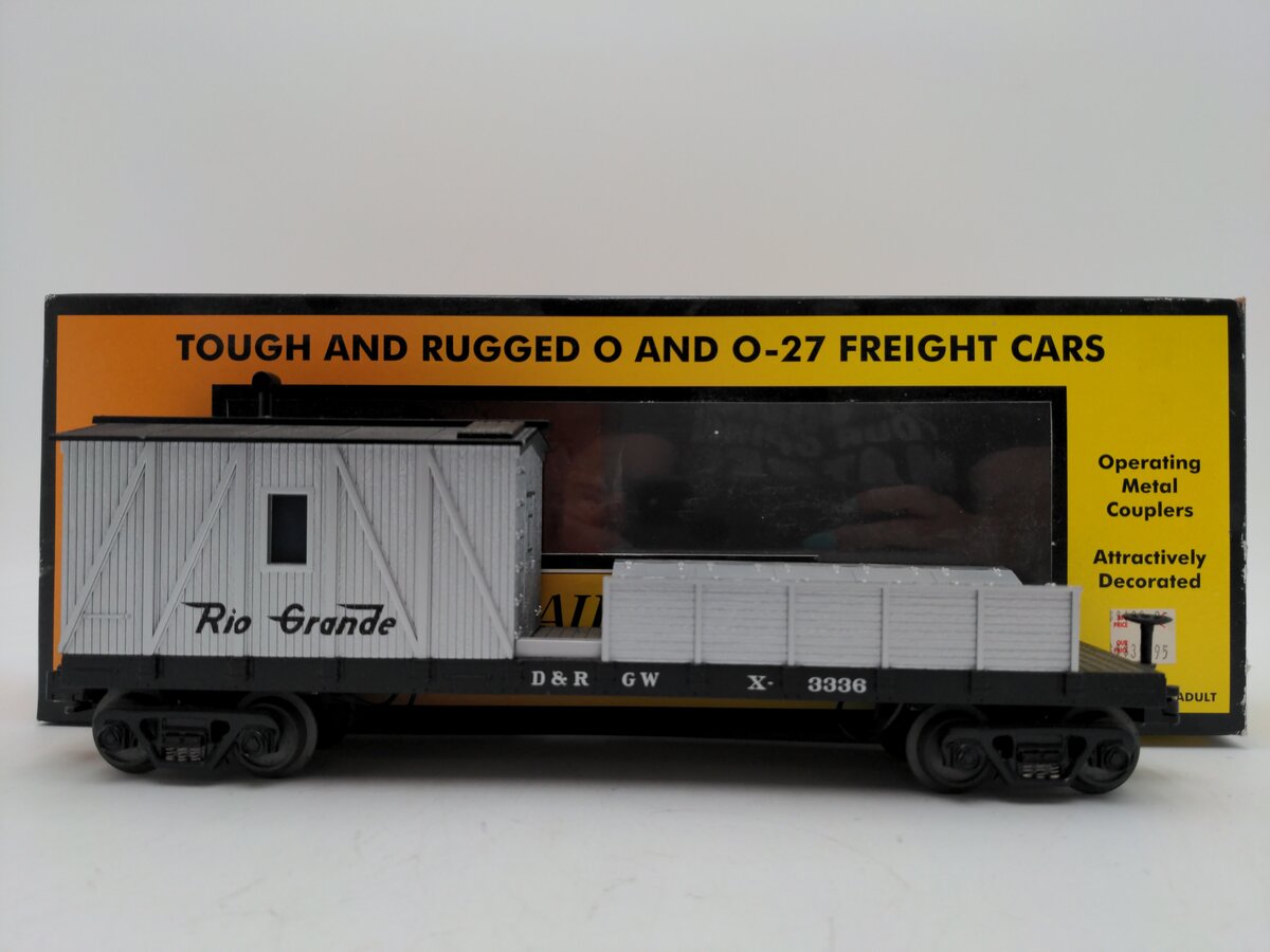 MTH 30-7981 Rio Grande Crane Tender Car EX/Box