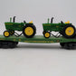 MTH 30-7027A O Gauge John Deere Flatcar #40101 w/4010 Tractors EX/Box
